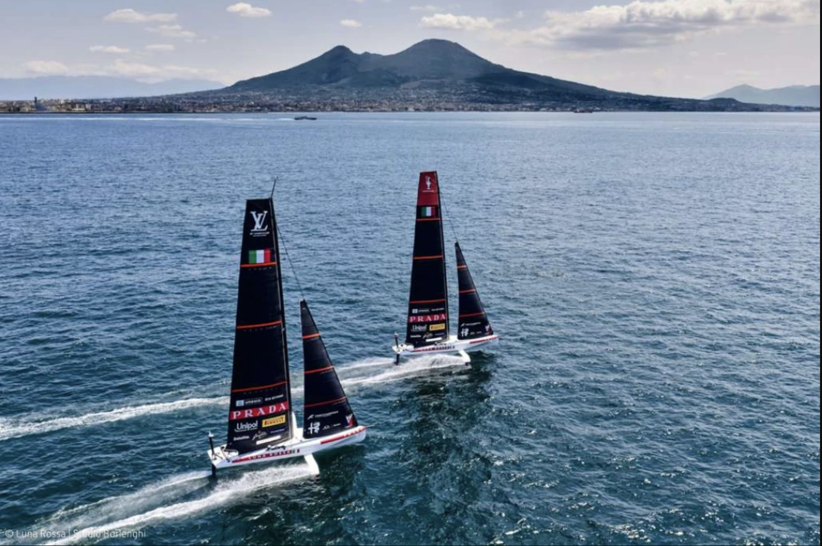 Luna Rossa, svelate le formazioni per le regate preliminari di Napoli