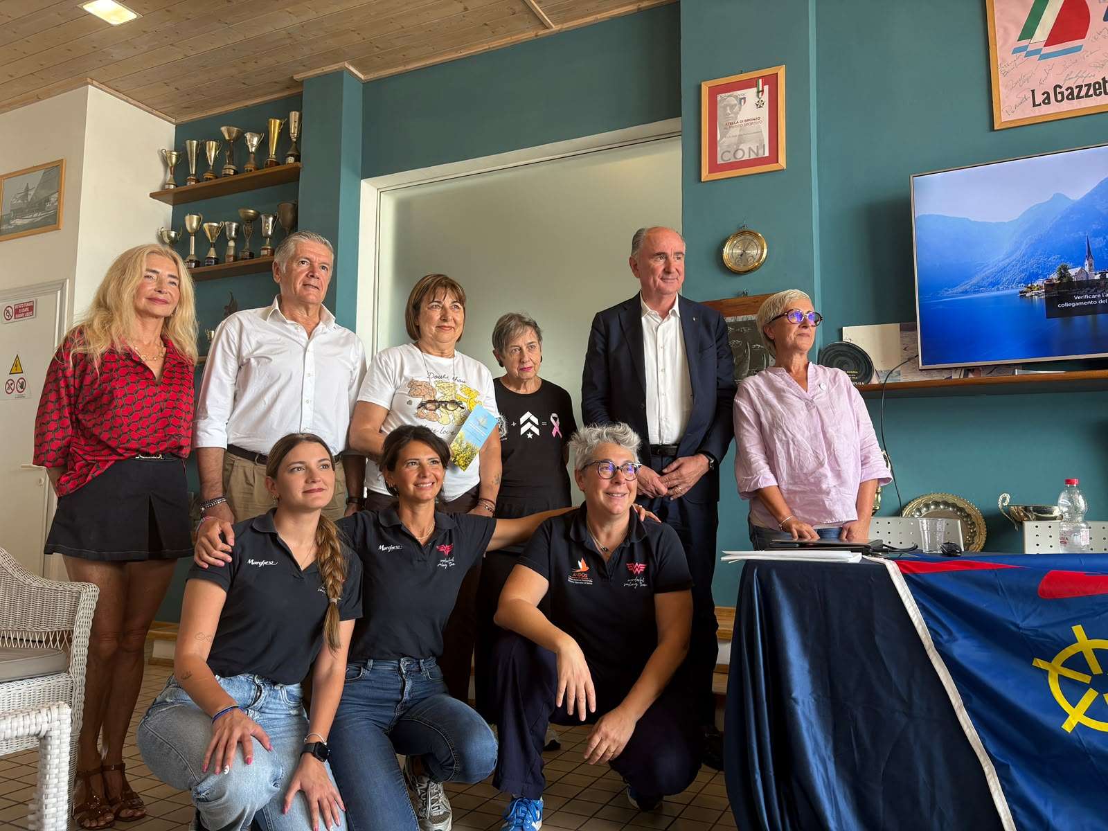 Giro di Boa al CVP,  la vela per le pazienti oncologiche