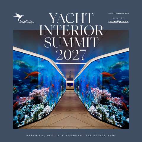 Yacht Interior Summit 2027: Oceanco ospiterà il confronto internazionale sugli interni degli yacht