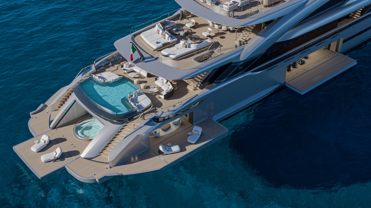 Pressmare | Isa Yachts presenta Poseidon, progetto custom di 86 metri