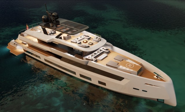 BYD Group presented new 50-meter full hybrid superyacht project
