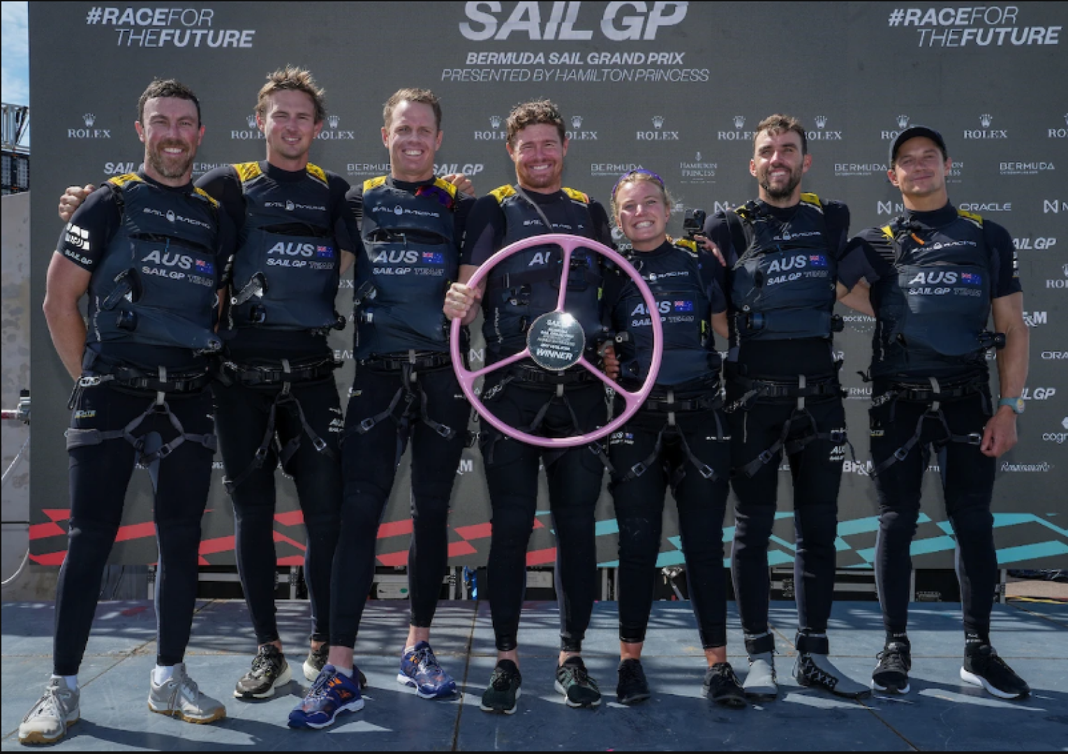 Australia Sweep to Victory in Faultless Final Race on Bermuda's Great Sound