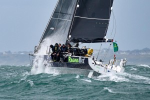 Raging-bee² is battling with three others for the lead in IRC Three after rounding the Fastnet Rock