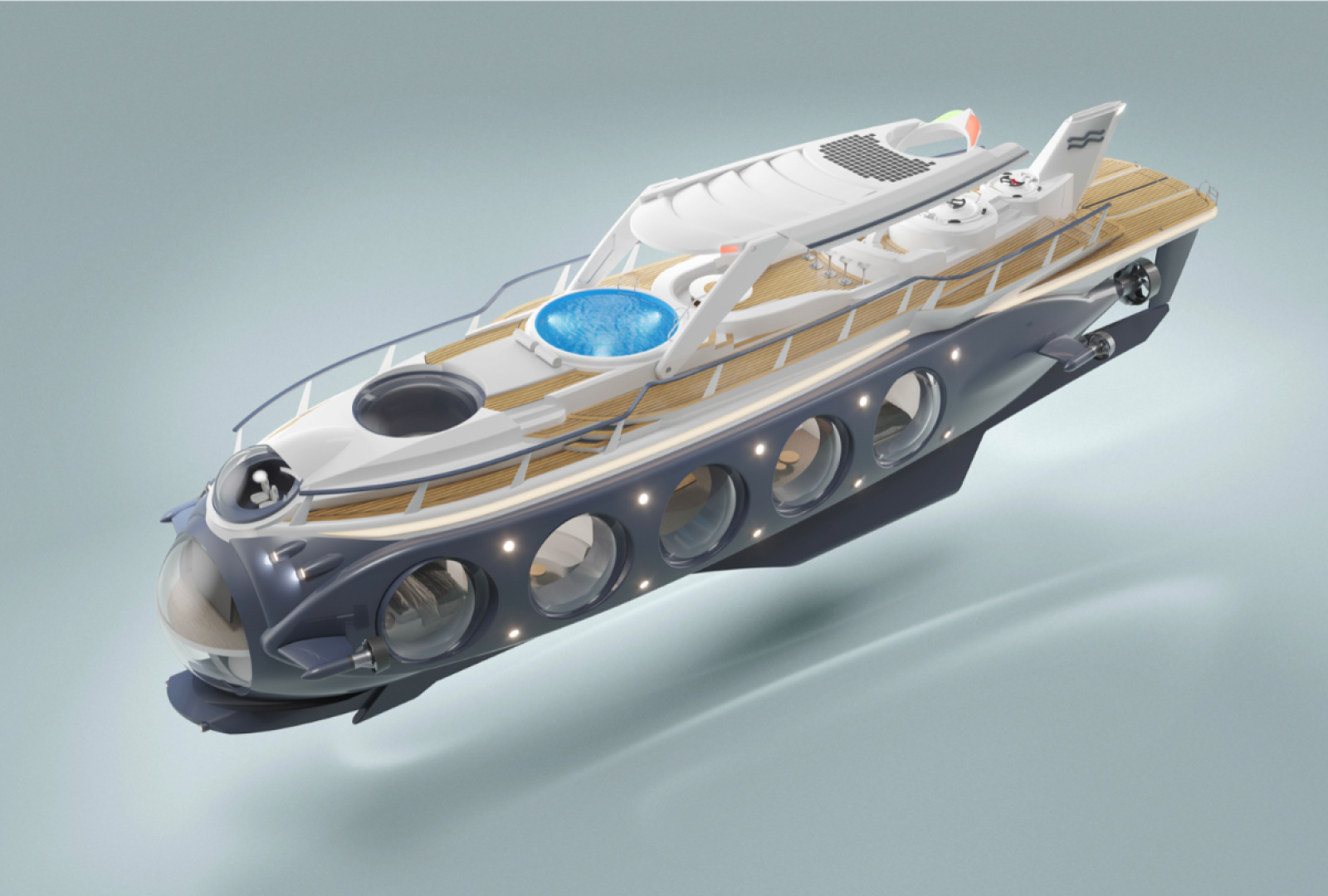 U-Boat Worx unveils the Nautilus underwater superyacht at the Monaco Yacht Show