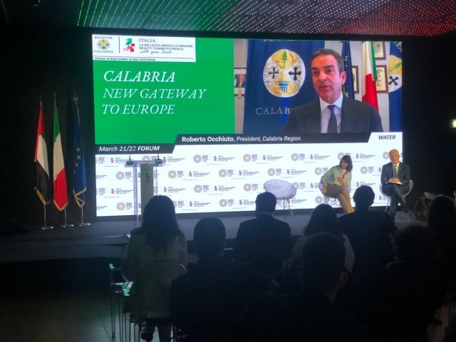 Expo Dubai conferenza Calabria