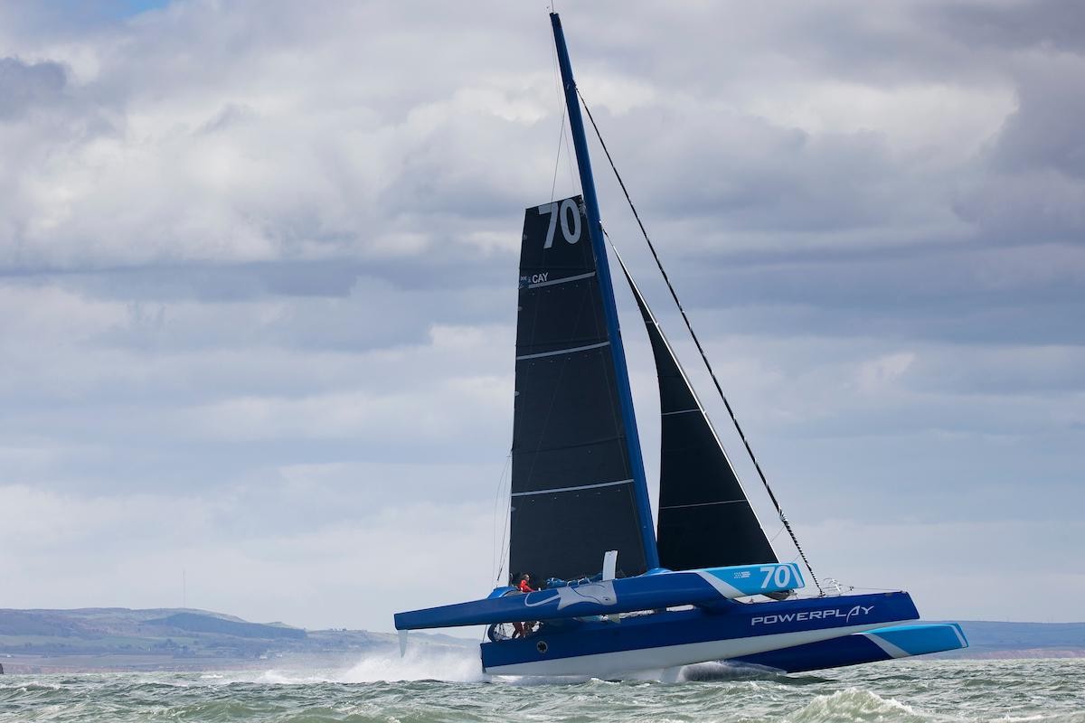 Top professional and corinthian sailors from around the world will gather in Lanzarote for the start of the RORC Transatlantic Race on 8th January 2022. Double Olympic gold medallist Giles Scott will be one of them - racing on Peter Cunningham's MOD70 PowerPlay
© Lloyd Images