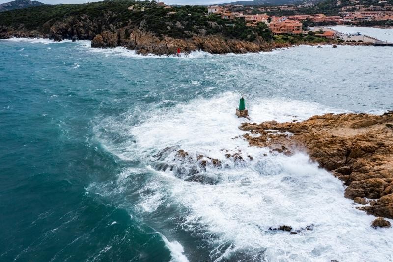 Le condizioni meteomarine di oggi a Porto Cervo. Foto credit: SAILING Champions League/Sailing Energy