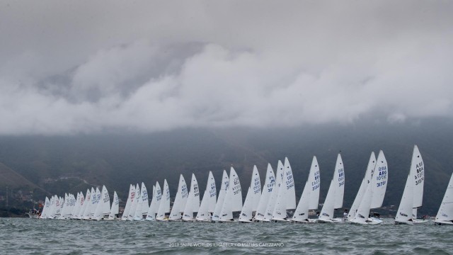 Only one race on day one of the 2019 Snipe World Championship