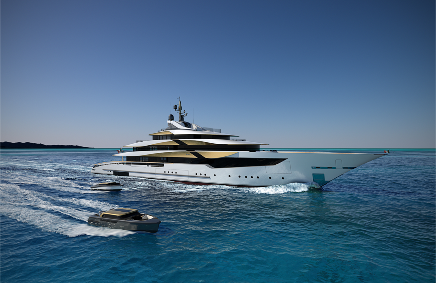 The Italian Sea Group announces the sale of the new 82-meter Admiral - Galileo mega yacht