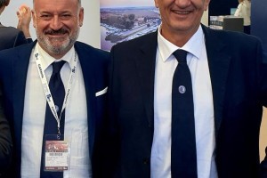 Marino Masiero, sin, e Alfredo Malcarne, vice presidente e presidente di Assonautica Nazionale