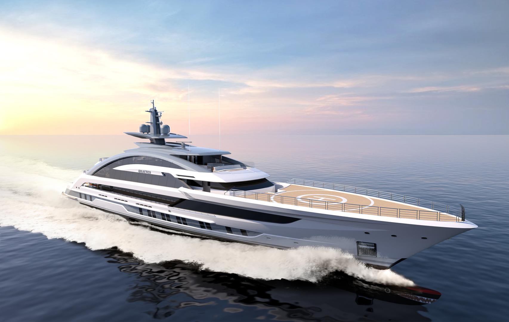 Heesen Yachts, project Cosmos was launched at the shipyard in Oss