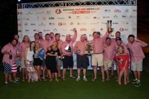 Sojana wins the Lord Nelson Trophy at Antigua Sailing Week
