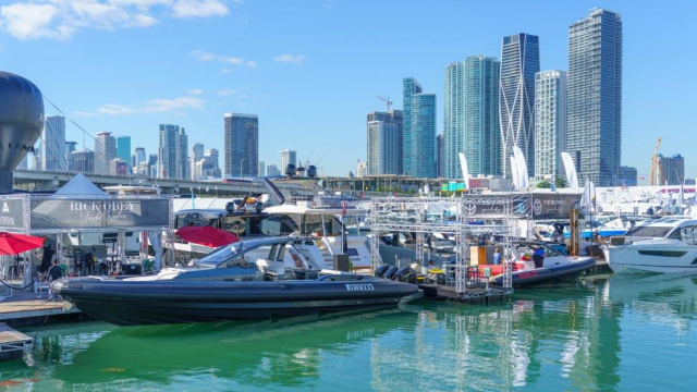 Sacs Tecnorib Pirelli speedboats in Miami