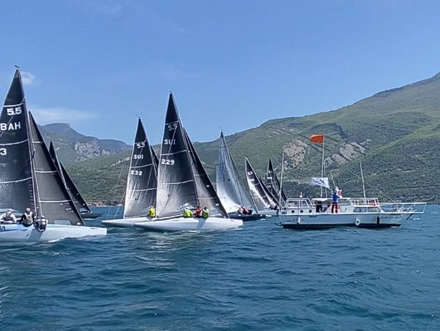Jean Genie takes lead at Int. 5.5 Metre Alpen Cup at Torbole