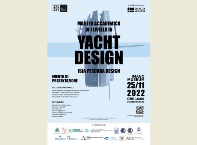 Presentazione Master Accademico i livello in Yacht Design