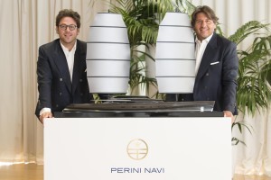 Edoardo Tabacchi, azionista di riferimento di Perini Navi, e Lamberto Tacoli, Presidente e AD del cantiere