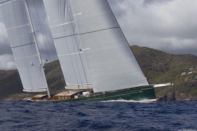 The 218ft ketch Hetairos © Claire Matches