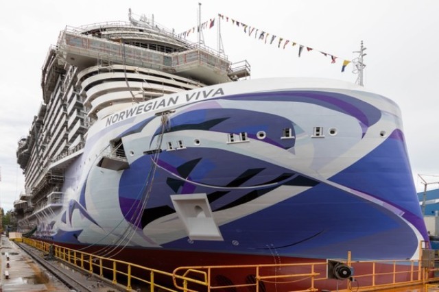 She is the second of six new-generation cruise ships of Norwegian Cruise Line’s new Prima Class