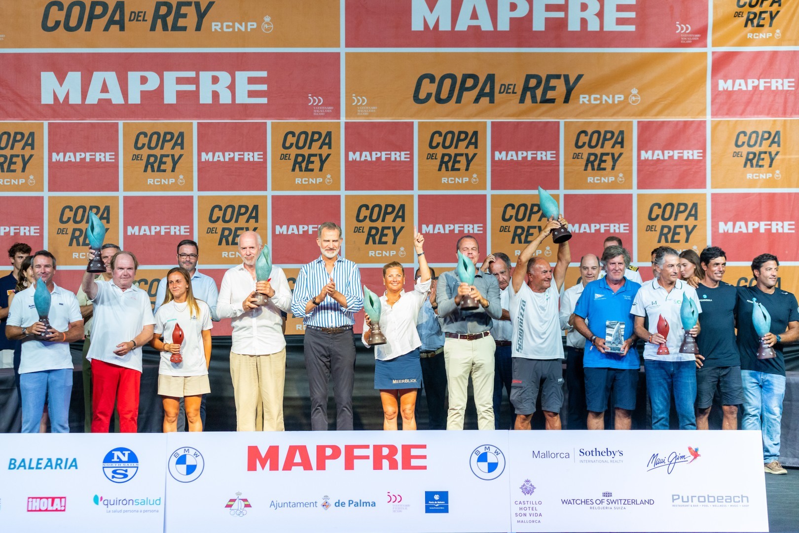 Winners of the Copa del Rey MAPFRE. © María Muiña/Copa del Rey MAPFRE