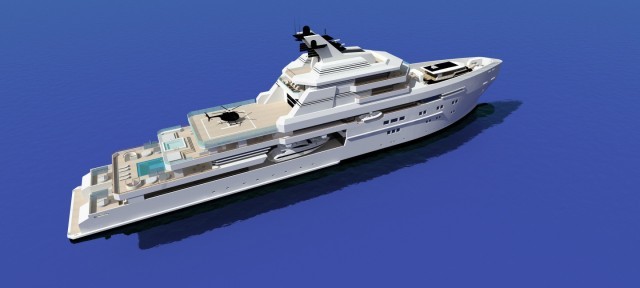 Cristiano Mariani presenta un nuovo progetto di giga-yacht per i clienti più esigenti che vogliono vivere il mare a 360 gradi