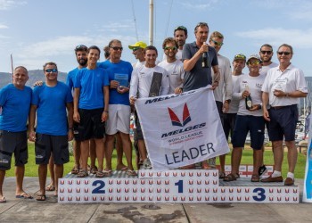 Wilma and Nika wins the podium of the Melges World League Grand Prix