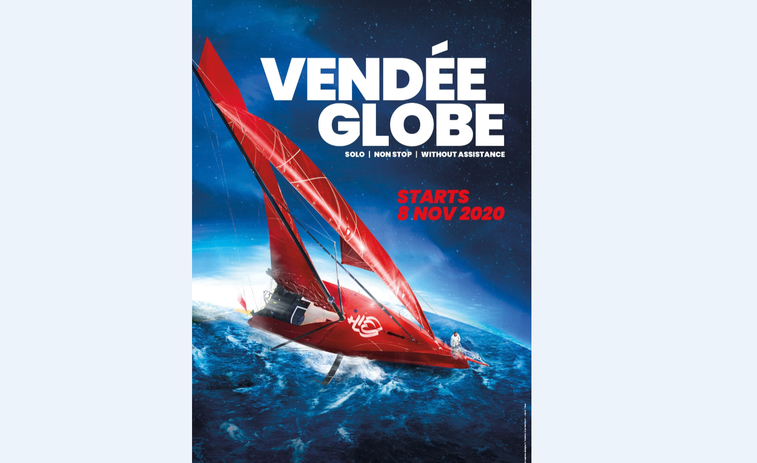 Vendée Globe remains on course, start on 8th Novembre 2020