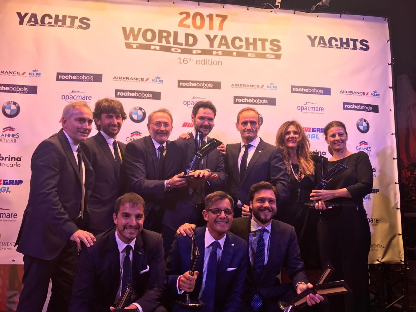 Ferretti Group Cantiere dell'Anno 2017 con 5 Awards ai World Yachts Trophies