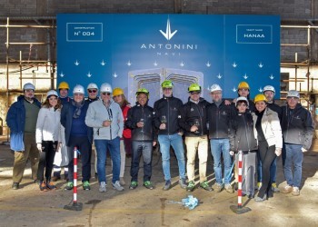 Antonini Navi celebrates the keel-laying of the Explorer Yacht 32 M