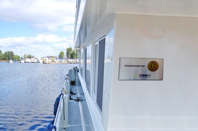 Qualitätssiegel für Hausboote – entweder Gold, Platin oder Explorer.