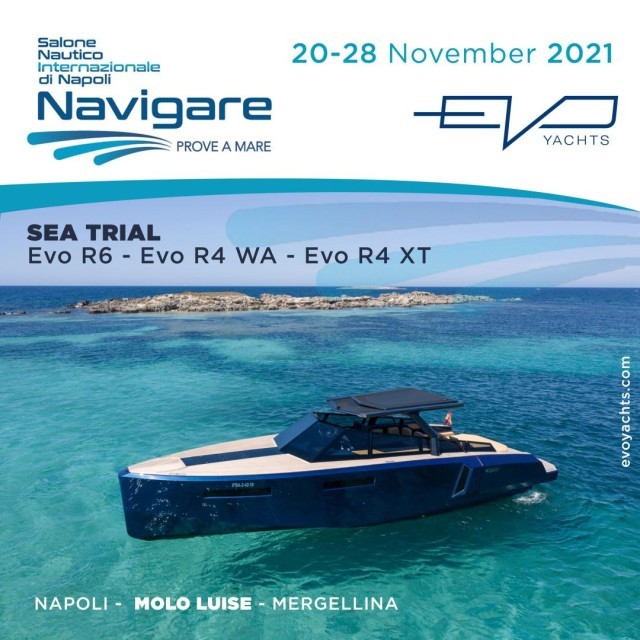 Evo Yachts at the Naples International Boat Show with Evo R4 XT