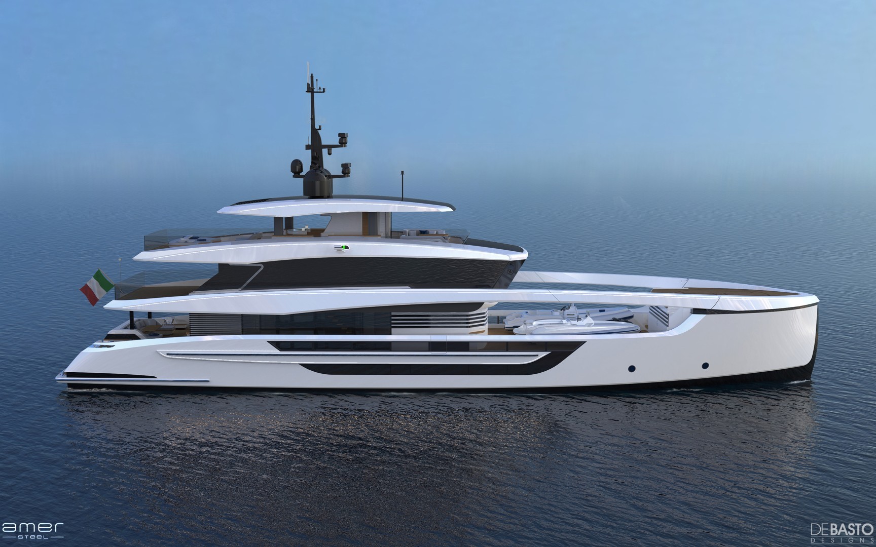 Amer Steel 41m Explorer presentato al Monaco Yacht Show