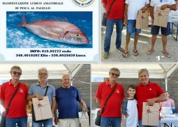 Alla coppia Fazio Cerruti il terzo Trofeo di pesca al pagello fragolino