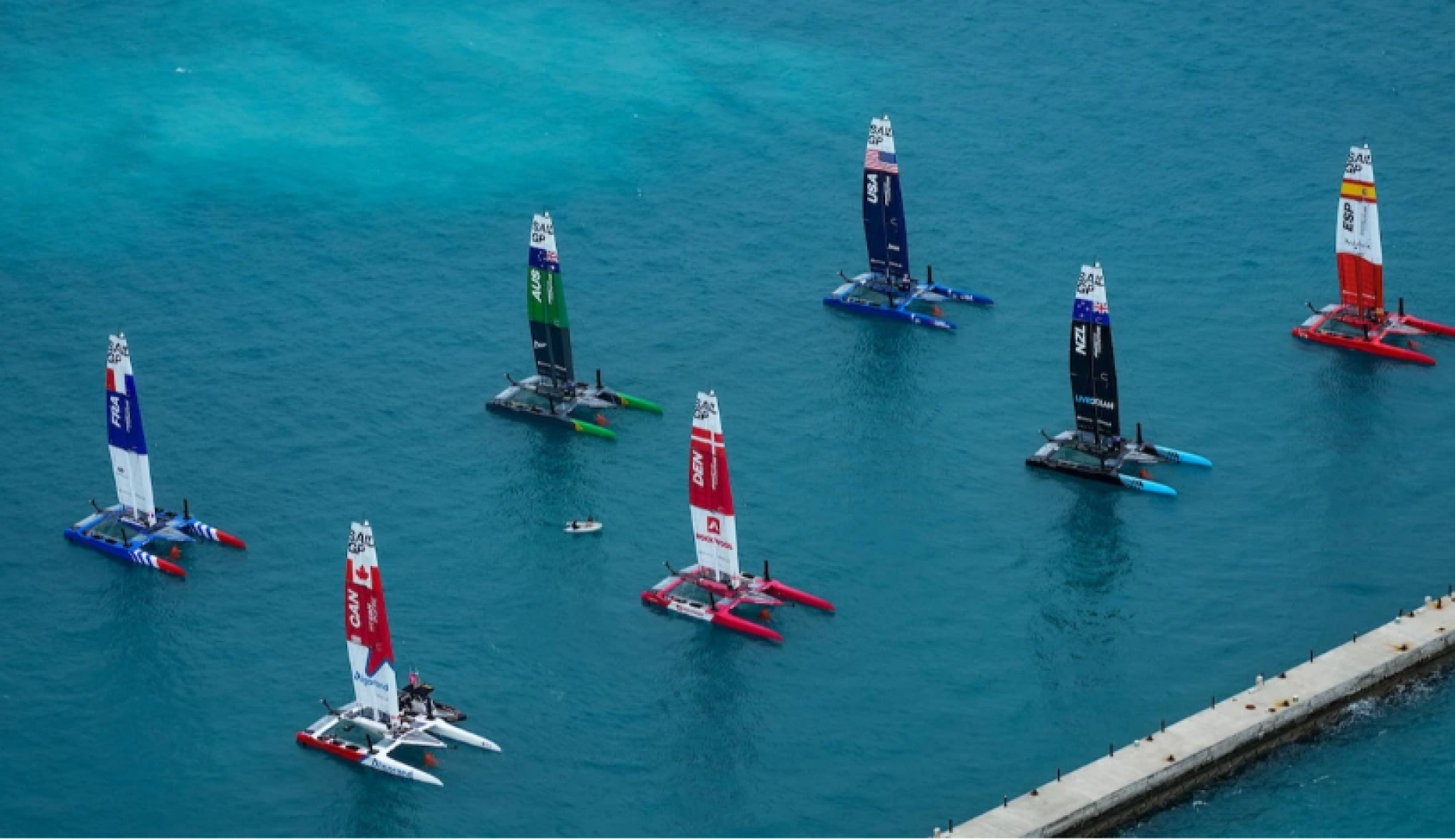 Nini-Strong F50 Fleet Takes to the Racecourse Ahead of Bermuda Sail Grand Prix