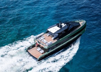Wally presents the all new wallywhy150 at the Venice Boat Show 2023
