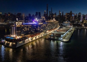 Nuova ammiraglia di MSC Crociere, MSC Seascape, è arrivata a New York