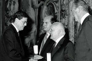 Paolo Vitelli nominato Cavaliere del Lavoro, 1996