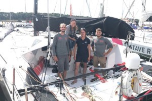 Das Roesti Sailing Team auf der Class 40 Banque du Leman
