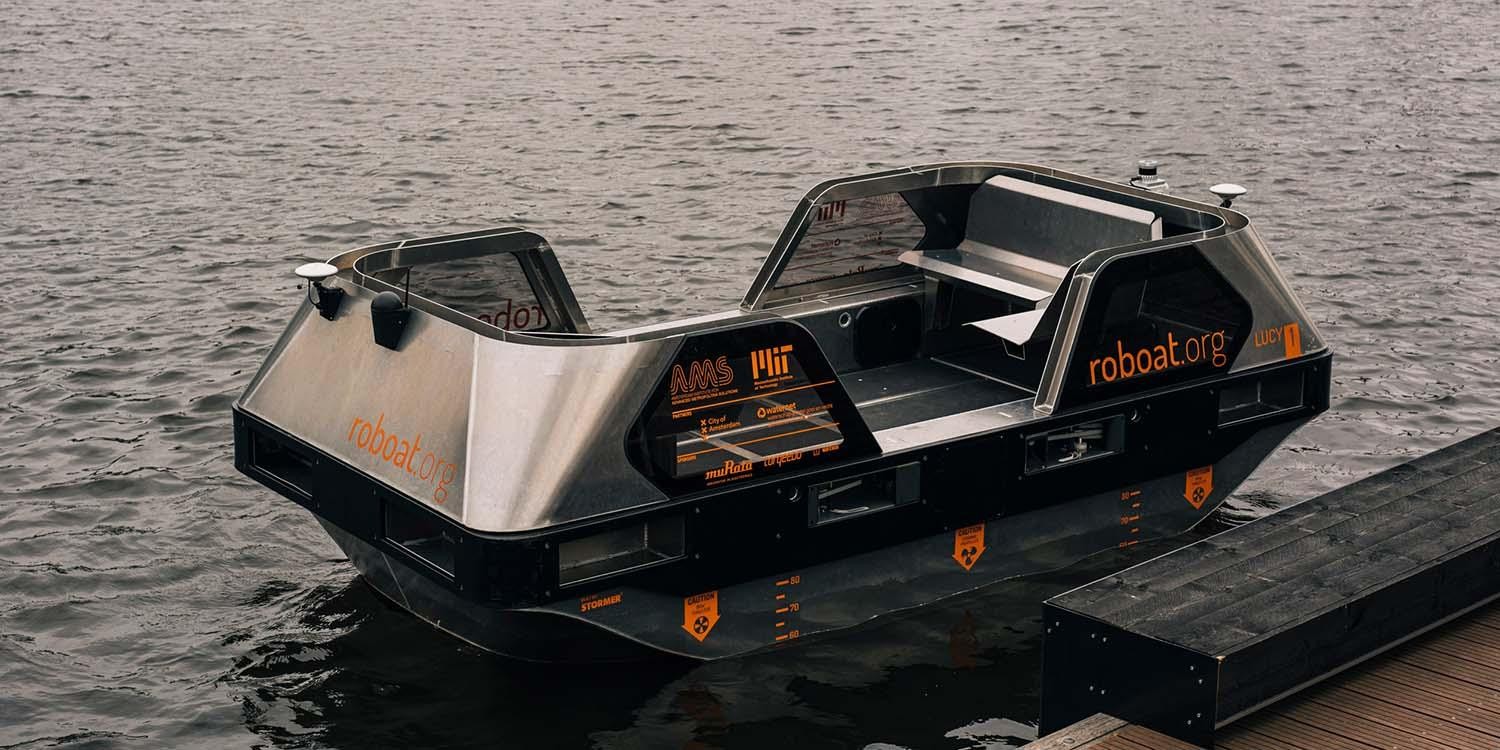 Roboat is still a prototype, but Amsterdam's narrow, crowded canals are an ideal testing place for autonomous boats.