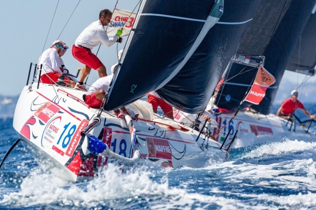 ClubSwan Racing teams play leading roles at 40 Copa del Rey MAPFRE