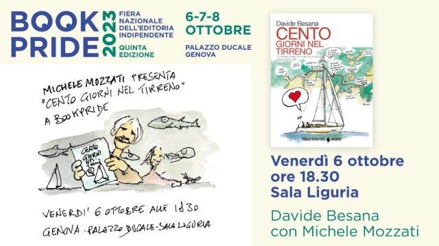 Davide Besana a Book Pride Genova con Michele Mozzati