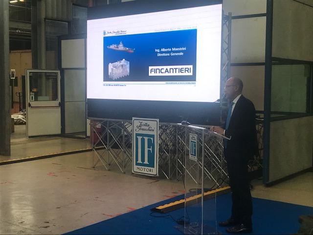 Isotta Fraschini Motori (IFM), ha presentato il nuovo gruppo elettrogeno 16V170C2ME dei Pattugliatori Polivalenti d’Altura (PPA) per la Marina Italiana