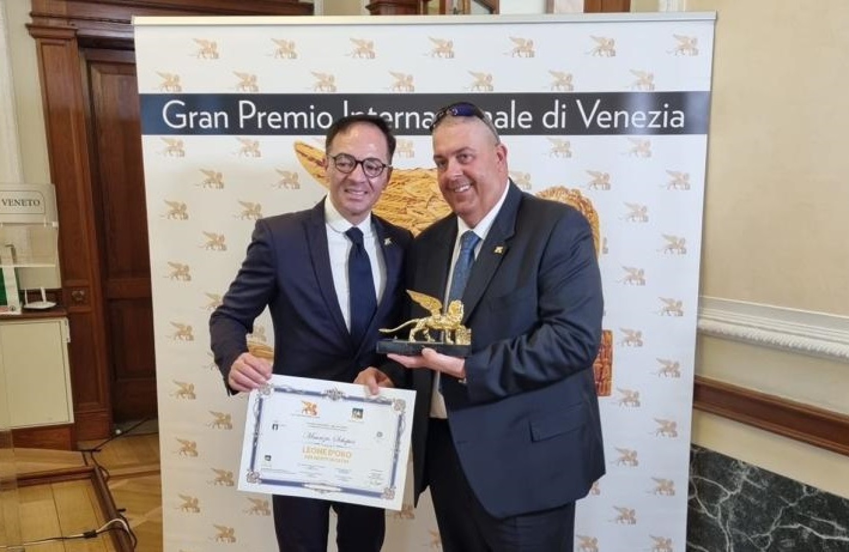 Motonautica, Maurizio Schepici premiato a Venezia con il prestigioso Leone d’Oro