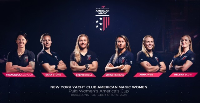 New York Yacht Club American Magic Announces Women's Team for the Puig Women’s America’s Cup 2024