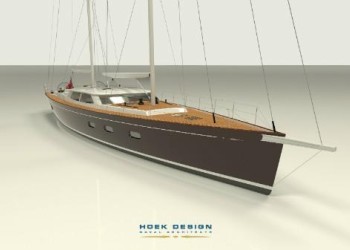 A new design by Hoek Design Naval Architects ,76ft modern ketch