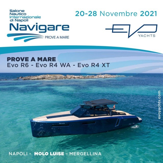 Evo Yachts sarà al Salone Nautico Internazionale di Napoli