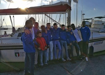 I ragazzi di New Sardiniasail partono per regata Roma x Tutti