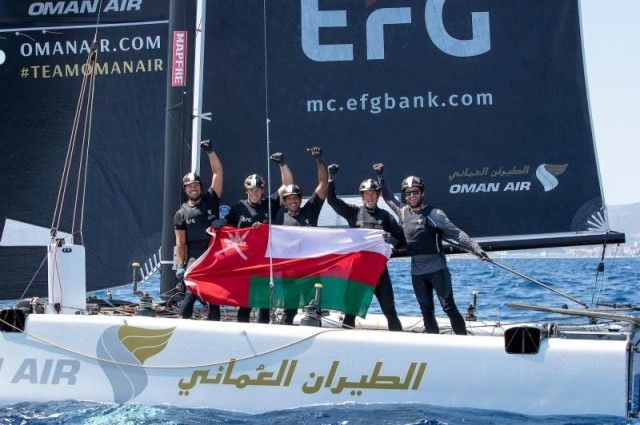 Team Oman Air conquista la testa della classifica generale del GC32 Racing Tour