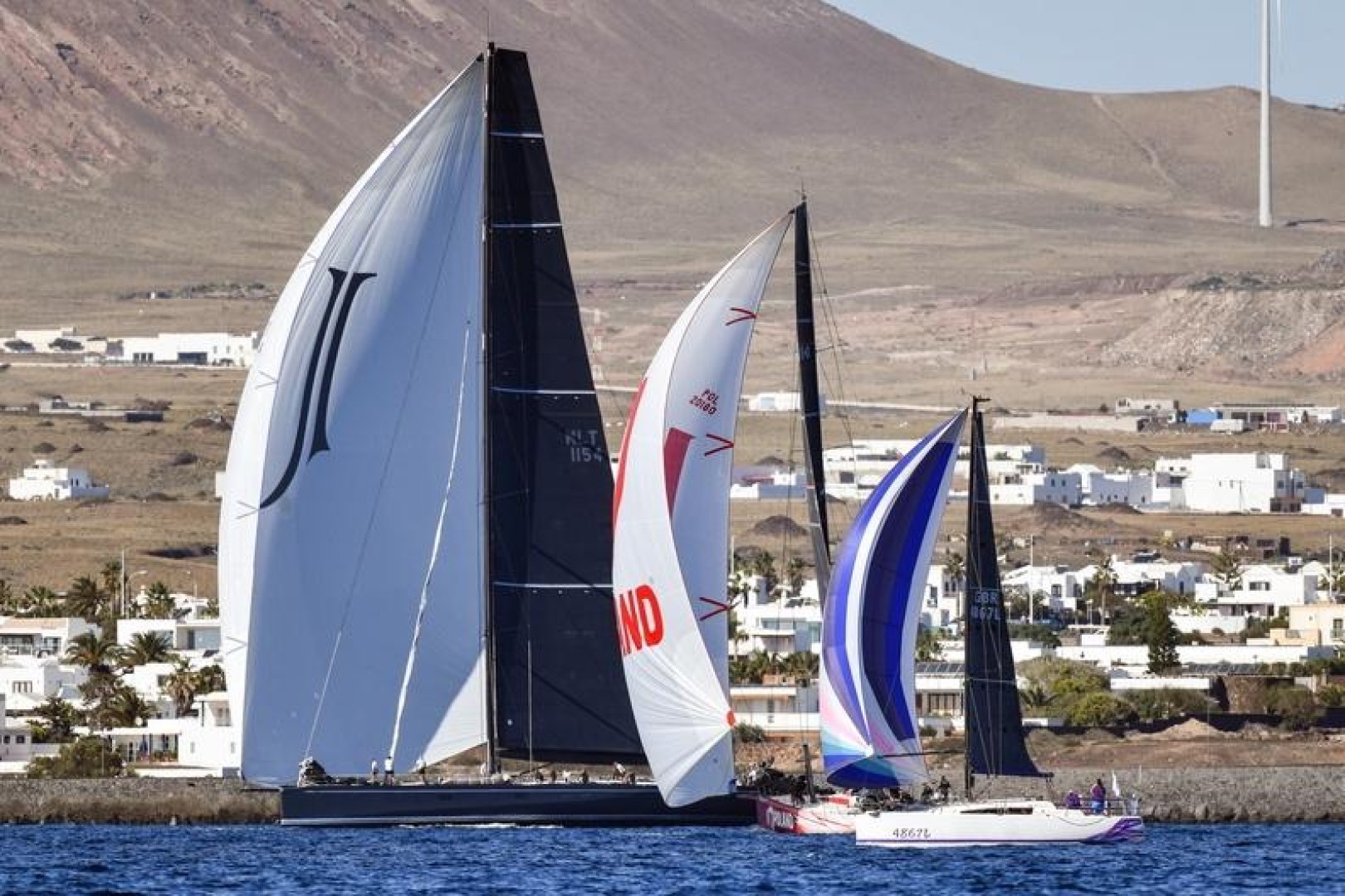 A spectacular start for the diverse fleet in the 2023 RORC Transatlantic Race which set off from Arrecife, Lanzarote in the 9th edition of the 3,000 mile race to Grenada