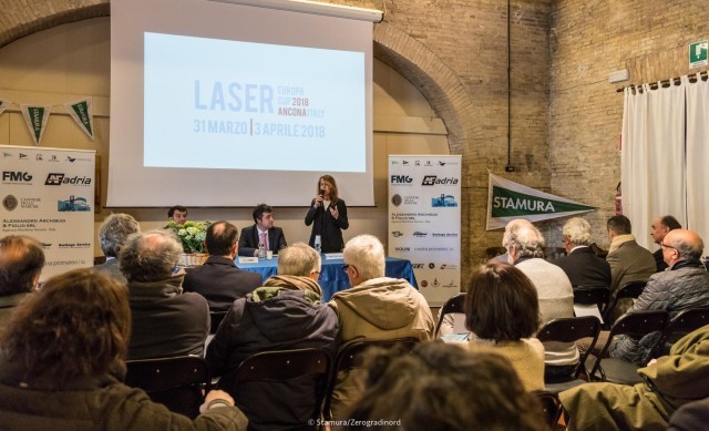 La presentazione dell'Europa Laser Cup – Ancona